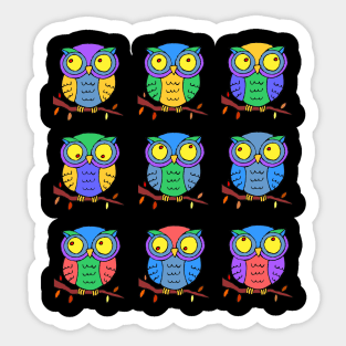 Parliament of Owls Sticker